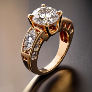 Heart of gold Ring